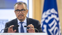 Bildet viser WHO-direktør Tedros Adhanom Ghebreyesus