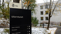Inngangspartiet til Ullern helsehus i Oslo i november 2023.