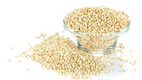 Bildet viser en bolle med quinoa