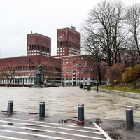 Bildet viser Oslo rådhus