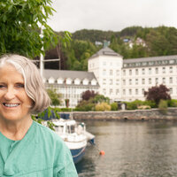 Sykepleier Turid Hagevik Heggeland ved Kysthospitalet i Hagevik